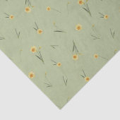 März Geburtsmonat Blume Gelbe affodin Seidenpapier (Detail)