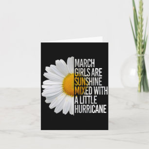 März Geburtstagsgeschenk für Frauen Lustiges Daisy Karte