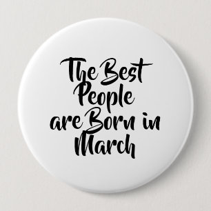 "März" Geburtstagskette Button