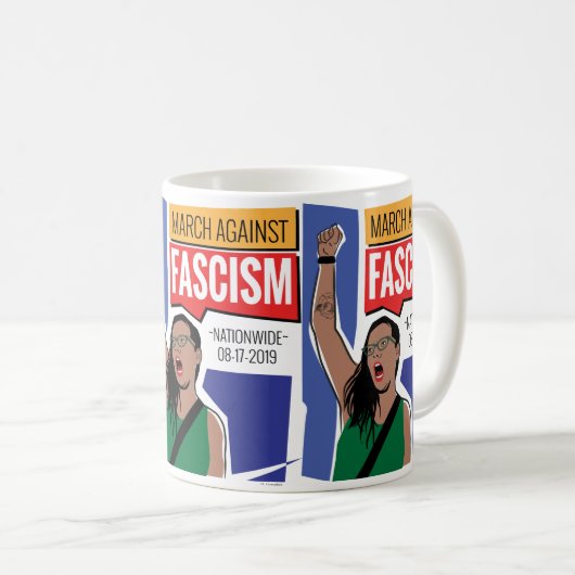 März gegen die Tasse des Faschismus (VorderseiteRechts)