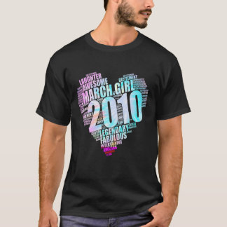MÄRZ GIRL 2010 Phantastisch Fabulous Big Heart 12t T-Shirt