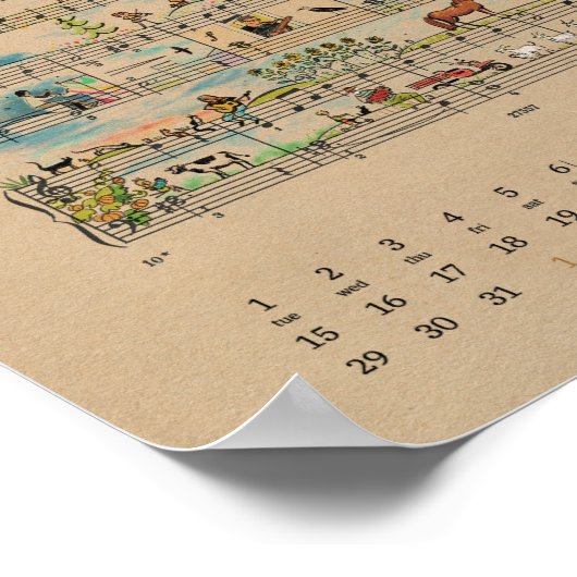 März - Glückwünsche Kalender 2022 Poster (Ecke)