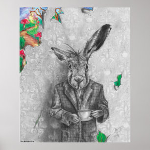 März Hare Art März Hare Poster Wonderland Art