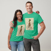 März Hare auf Penny Farthing 3 T-Shirt (Unisex)