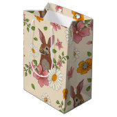 März Hare Gift Bag Mittlere Geschenktüte (Rückseite Schrägansicht)