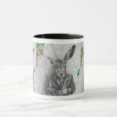 März-Hase-Tassen-März-Hase-Kunst-Märchenland-Tasse Tasse (Zentrum)