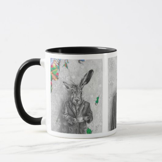 März-Hase-wütende Tasse (Links)