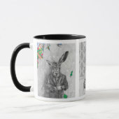 März-Hasendormouse-Alice im Wunderland-Tasse Tasse (Links)