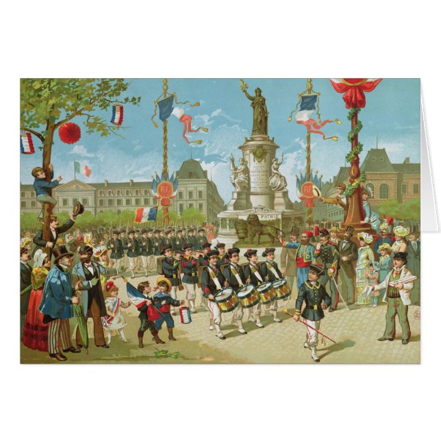 März-Hinter im Place de la Republique (Vorderseite (Horizontal))
