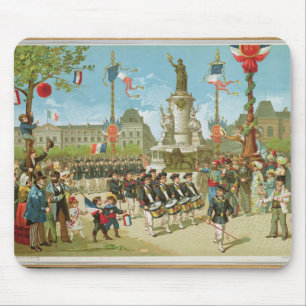 März-Hinter im Place de la Republique Mousepad