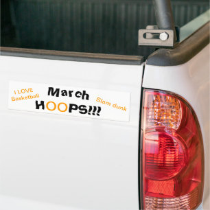 März HOOPS Basketball-Aufkleber Autoaufkleber