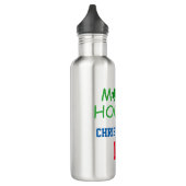 März HOOPS Kleeblatt TEAM NUMMER Basketball Edelstahlflasche (Links)