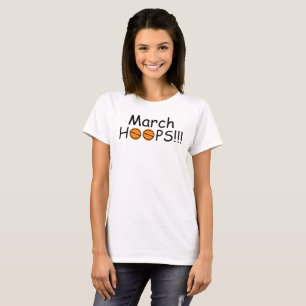 März HOOPS Orange Basketballs T-Shirt