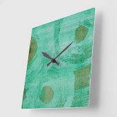 März I Quadratische Wanduhr (Winkel)