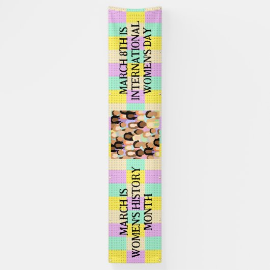 März ist der Monat der Frauengeschichte Banner (Vertikal)