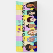 März ist der Monat der Frauengeschichte Banner (Vertikal)