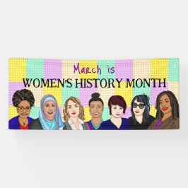 März ist der Monat der Frauengeschichte Banner