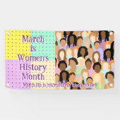 März ist der Monat der Frauengeschichte Banner (Horizontal)
