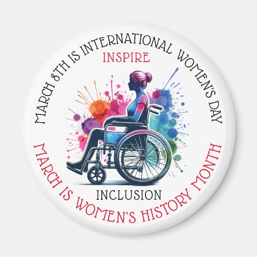 März ist der Monat der Frauengeschichte, in dem In Magnet (Vorne)