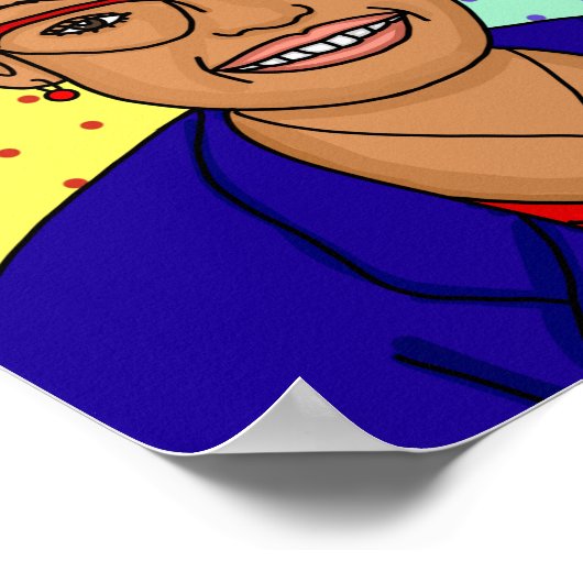 März ist der Monat der Frauengeschichte Poster (Ecke)