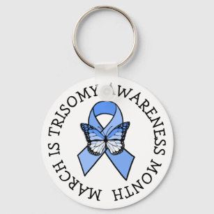 März ist der Trisomy Awareness Montag Schlüsselanhänger