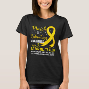 März ist Endometriose-Bewusstsein Monat Krieger Su T-Shirt