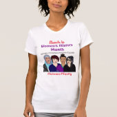 März ist Frauengeschichte Monat T - Shirt (Vorderseite)