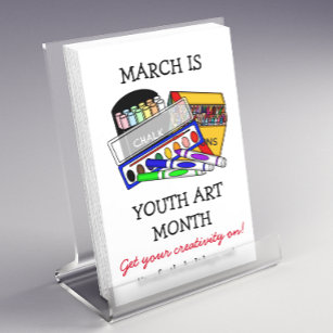 März ist Jugendkunstmonat-Flyer für Schulen Flyer