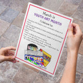 März ist Jugendkunstmonat | Pädagogik Flyer