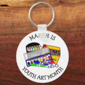 März ist Jugendkunstmonat Schlüsselanhänger (Vorderseite)