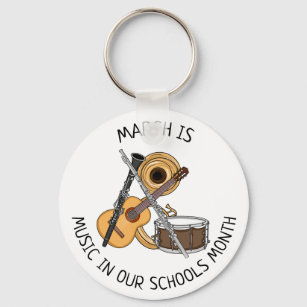 März ist Musik in unserem Schulmonat Schlüsselanhänger