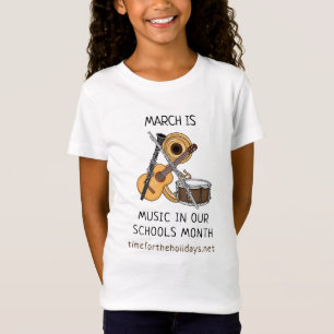 März ist Musik in unserem Schulmonat T-Shirt