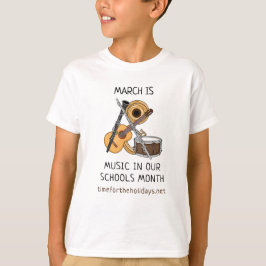März ist Musik in unserem Schulmonat T-Shirt