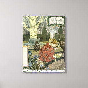 März Leinwanddruck