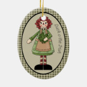 März "Luck O'the Irish" Annie Ornament (Hinten)
