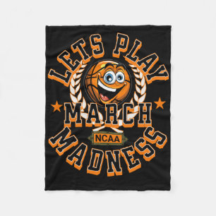 März Madness Lasse Basketball Ncaa spielen Fleecedecke