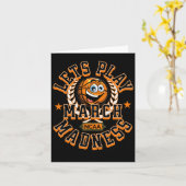 März Madness Lasse Basketball Ncaa spielen Karte (Gelbe Blume)