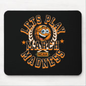 März Madness Lasse Basketball Ncaa spielen Mousepad (Vorne)