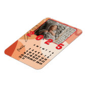 März Monat Neujahr 2025 Kalender Foto der Kalender Magnet (Linke Seite)