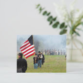 März nach dem Krieg - Wiedereinführung eines Zivil Postkarte (Stehend Vorderseite)