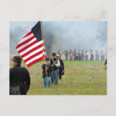 März nach dem Krieg - Wiedereinführung eines Zivil Postkarte (Vorderseite)