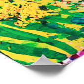 März Naive Folk Art Spring Celebration Poster (Ecke)