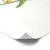 März Narzissen Blumen Poster (Ecke)
