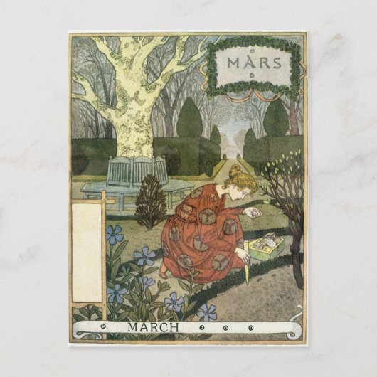 März Postkarte (Vorderseite)