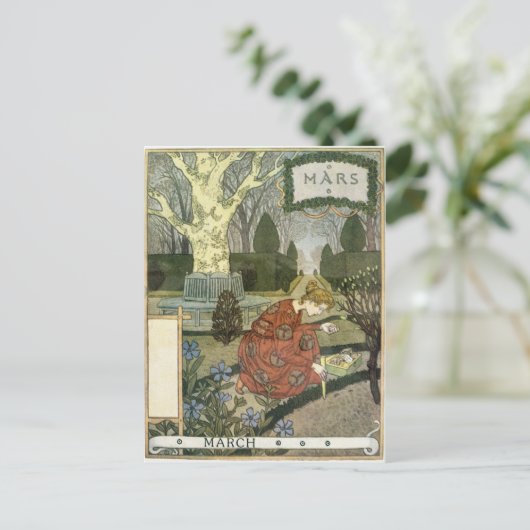 März Postkarte (Stehend Vorderseite)