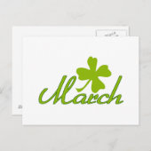 März Postkarte (Vorne/Hinten)
