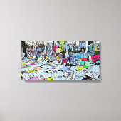 März Pretest Anzeichen Leinwand Mauer Kunst (Vorderseite)