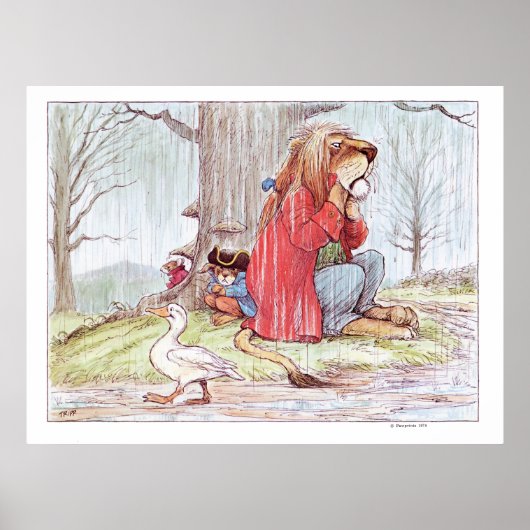 März Rain von Wallace Tripp Poster (Vorne)