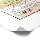 März Rain von Wallace Tripp Poster (Ecke)