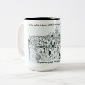 März-Tasse Zweifarbige Tasse (Vorderseite Links)